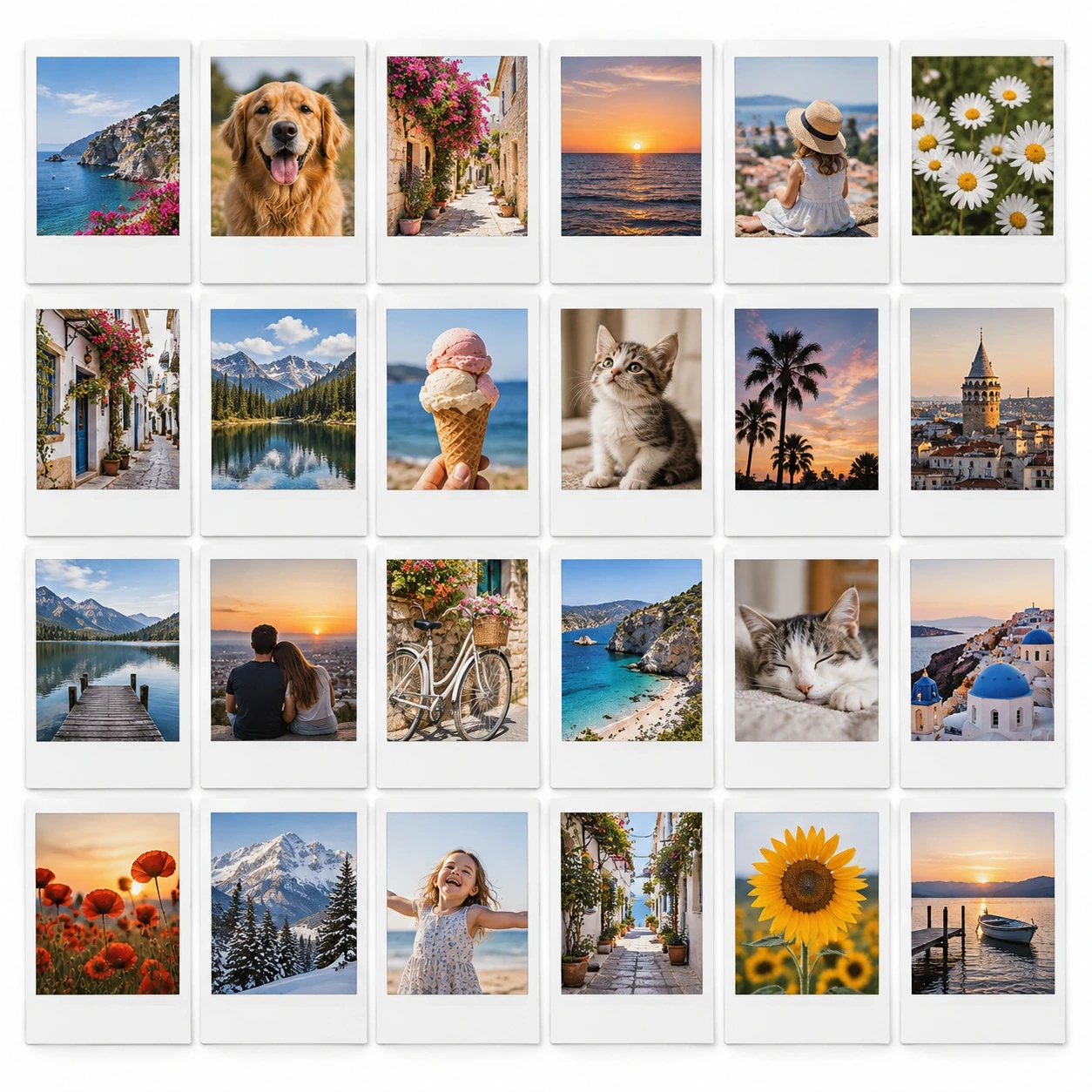 Polaroid Tarzı Baskı 9×11 · 24 Adet Polaroid Tarzı Baskı 9×11 · 24 Adet