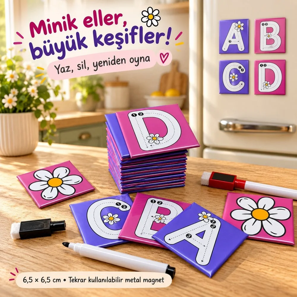 Eğitici Magnetler 24 adet Eğitici Magnetler 24 adet