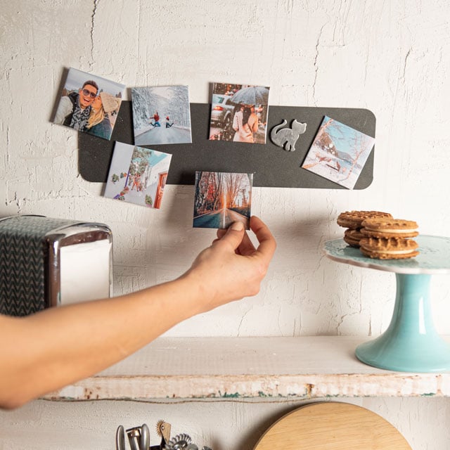 Metal Kare Magnet - 9 Adet | Tekyerde