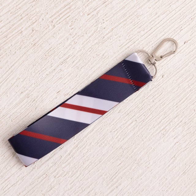 Çizgili Lacivert Anahtarlık | Tekyerde