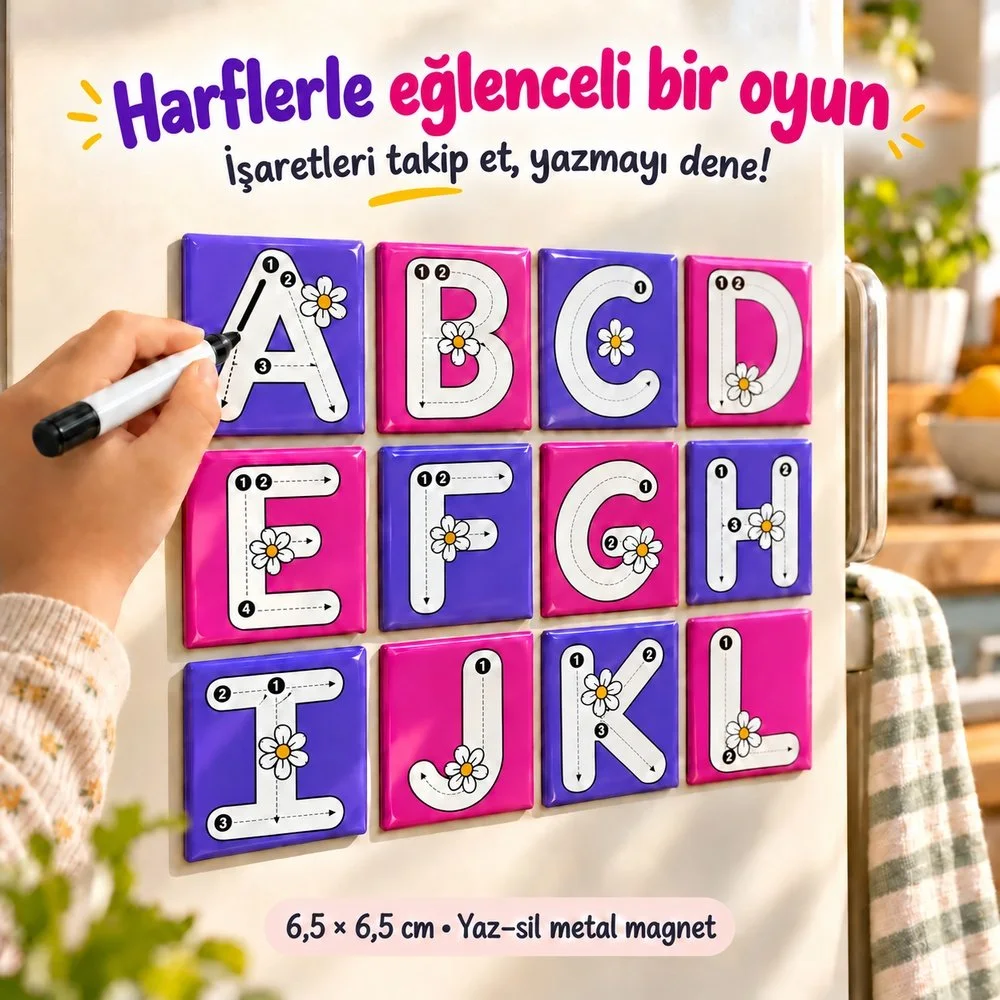 Eğitici Magnetler 24 adet Eğitici Magnetler 24 adet