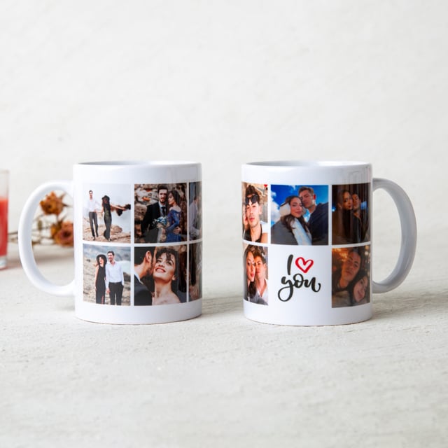 I Love You 9 Fotoğraflı Kupa | Tekyerde