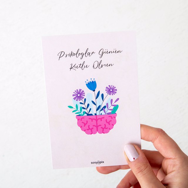 Psikolog Motto Kartı | Tekyerde
