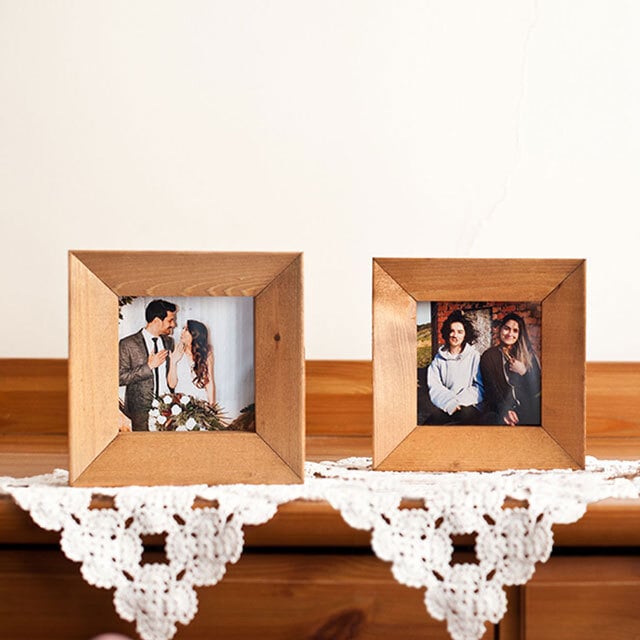 10x10 Ahşap Çerçeve - 2 Adet, Hediye Gönder | Tekyerde