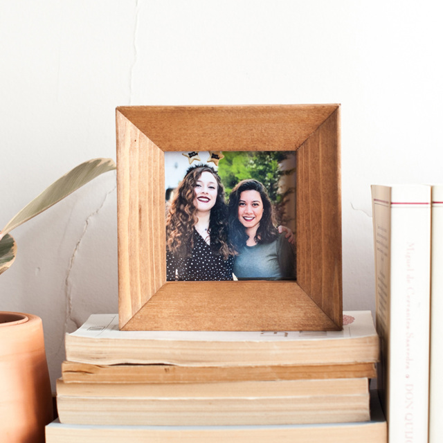 10x10 Ahşap Çerçeve, Kişiye Özel Ahşap Kare Çerçeve|Tekyerde