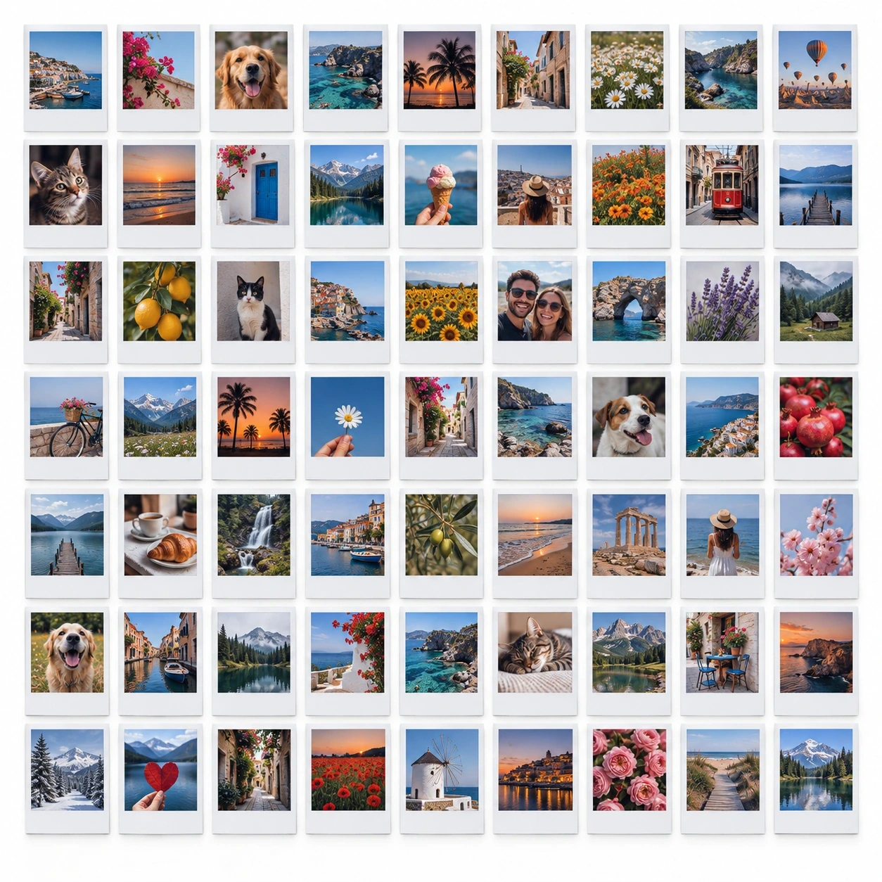 Mini Polaroid Baskı · 63 Adet Mini Polaroid Baskı · 63 Adet