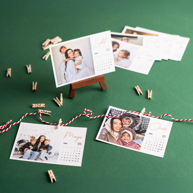 Takvim Kutusu 2026, Kişiye Özel 2026 Takvimi | Tekyerde