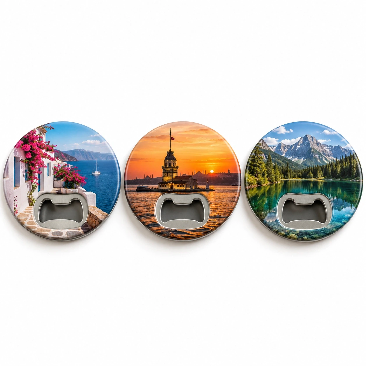 Şişe Açacaklı Foto Magnet · 3'lü Şişe Açacaklı Foto Magnet · 3'lü
