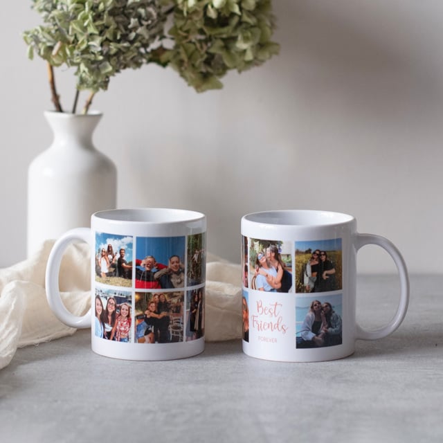 En İyi Arkadaş 9 Fotoğraflı Kupa | Tekyerde