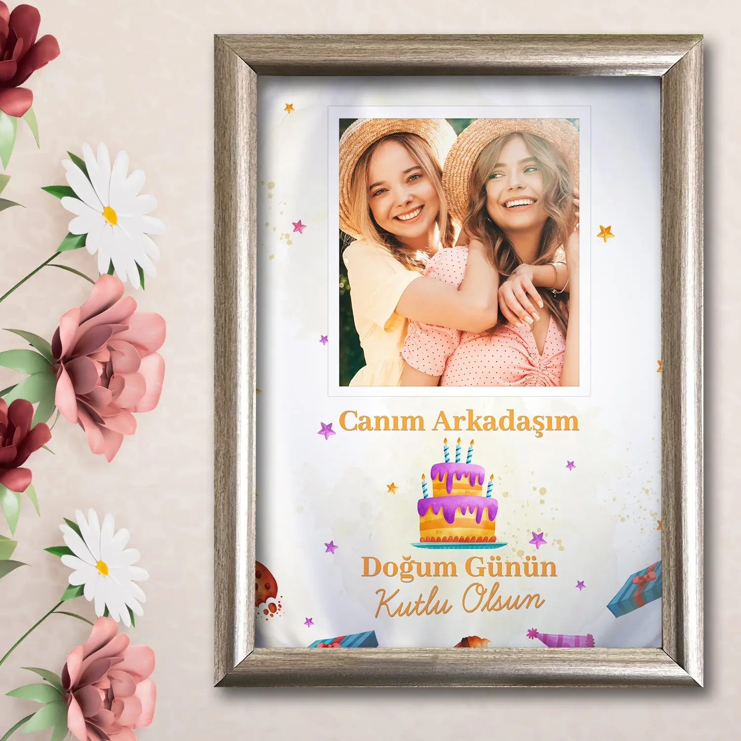 ''Canım Arkadaşım'' Tasarımlı Fotoğraf Baskı