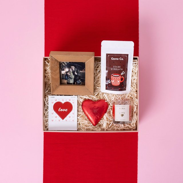 Kalp Kalbe Hediye Kutusu, Sevgiliye Hediye Kutusu |Tekyerde