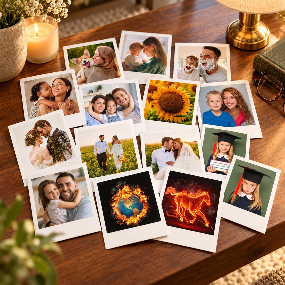 Pola Fotoğraf Baskı 9x11 cm 8 adet Pola Fotoğraf Baskı 9x11 cm 8 adet