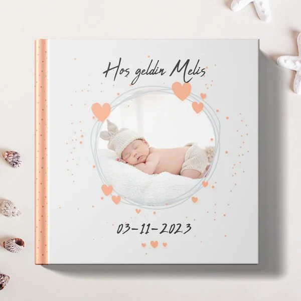 ''Hoşgeldin Bebek'' Tasarımlı Panoramik Albüm 1