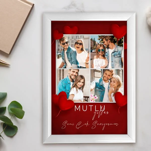 '' Mutlu Yıllar '' Tasarımlı Fotoğraf Baskı