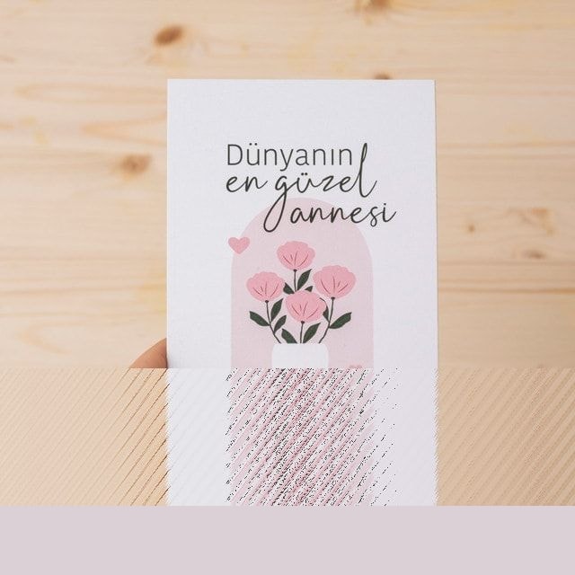 Dünyanın En Güzel Annesi Motto Kartı | Tekyerde Dünyanın En Güzel Annesi Motto Kartı | Tekyerde