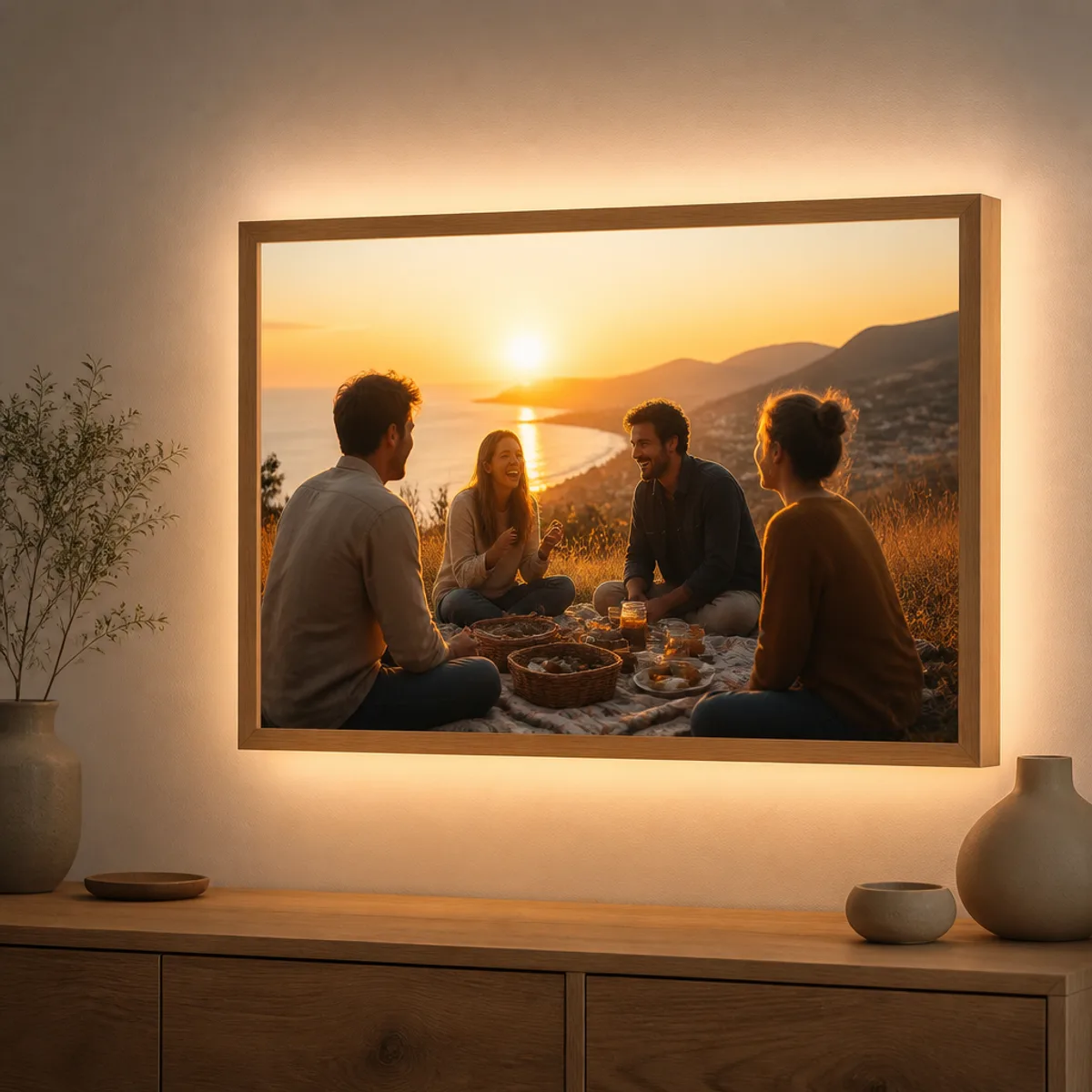 LED Işıklı Foto Kutusu 40x60
