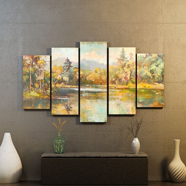 5 Parçalı Kanvas Tablo