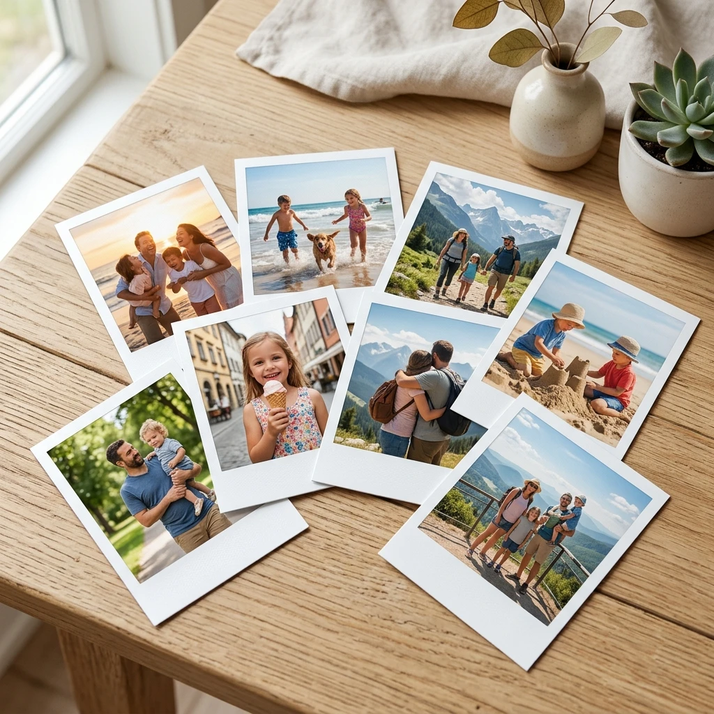 Polaroid Tarzı Baskı 9×11 · 8 Adet Polaroid Tarzı Baskı 9×11 · 8 Adet