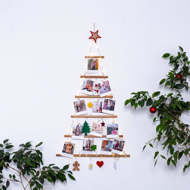 Fotoğraflı Yılbaşı Ağacı + 3 Metre Led | Tekyerde