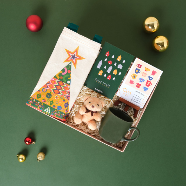 Ayıcıklı Yılbaşı Hediye Kutusu