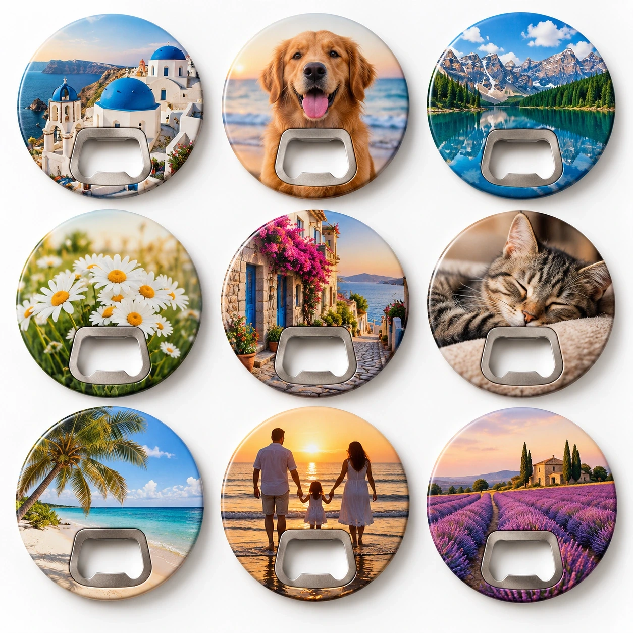 Şişe Açacaklı Foto Magnet · 9'lu Şişe Açacaklı Foto Magnet · 9'lu