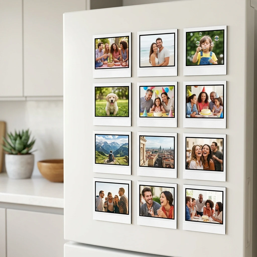 Polaroid Tarzı Foto Magnet · 12'li Polaroid Tarzı Foto Magnet · 12'li