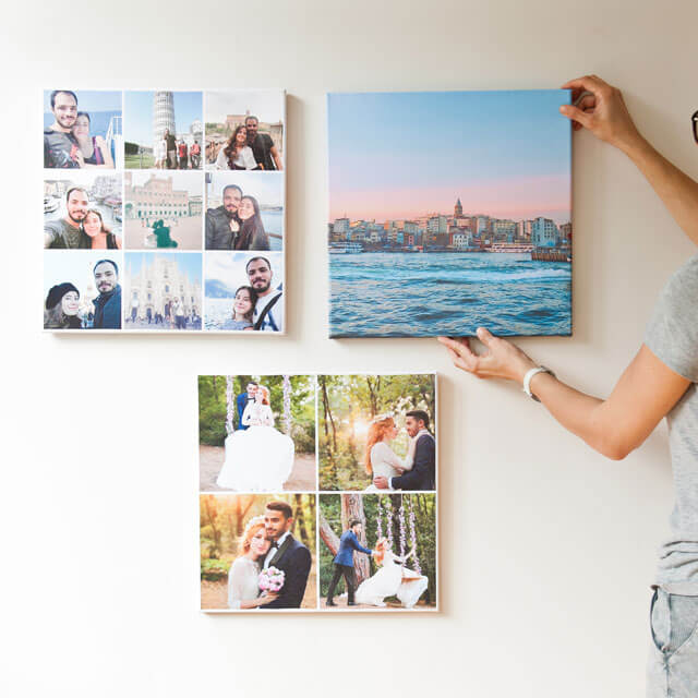 40x40 Kanvas Tablo, Kişiye Özel Kanvas Tablo Baskı |Tekyerde