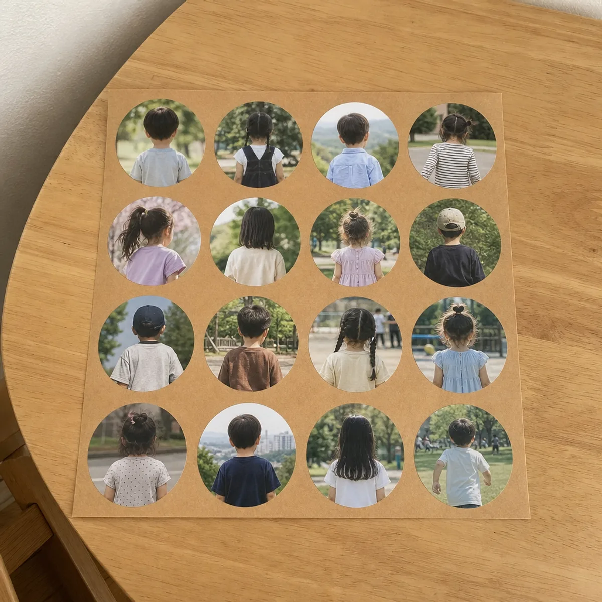 Okul Fotoğraf Sticker 24’lü