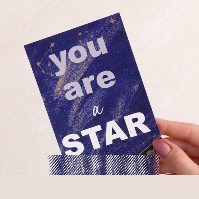 You are a Star Motto Kartı | Tekyerde You are a Star Motto Kartı | Tekyerde