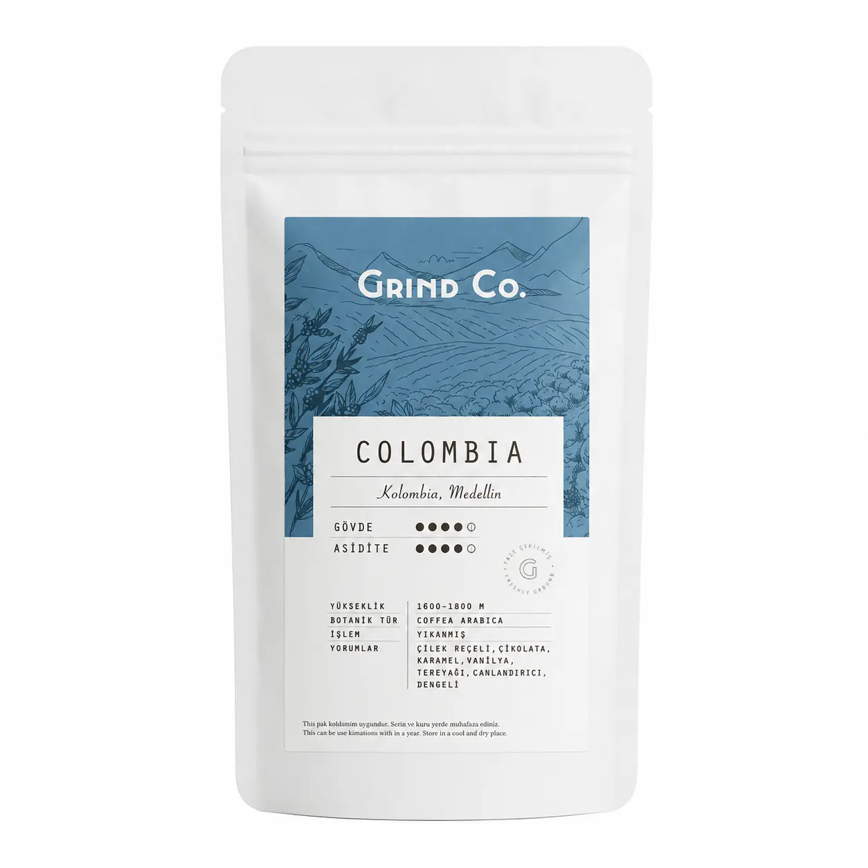 Colombia Filtre Kahve, Grind Co. Kahve | Tekyerde
