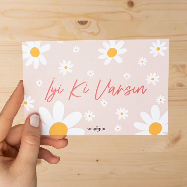 İyi ki Varsın Motto Kart | Tekyerde