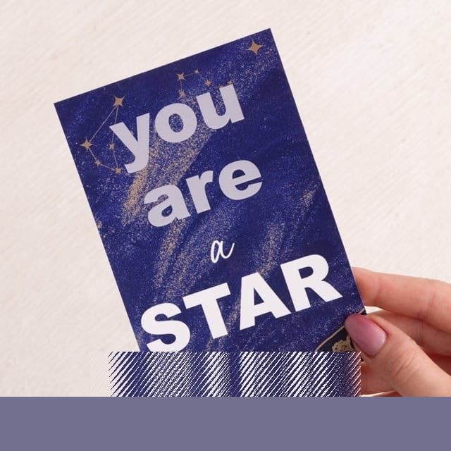 You are a Star Motto Kartı | Tekyerde You are a Star Motto Kartı | Tekyerde
