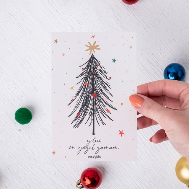 Yılın En Güzel Zamanı Motto Kartı | Tekyerde