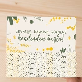 Mutluluk Sana Çok Yakışıyor Motto Kartı | Tekyerde Mutluluk Sana Çok Yakışıyor Motto Kartı | Tekyerde