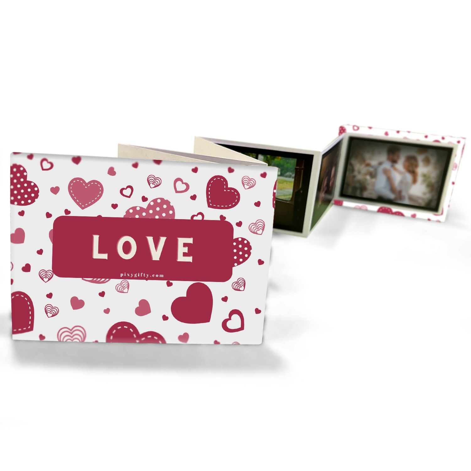 Akordeon Albüm ( 8 Fotoğraflı ) - Baby Kırmızı Tasarım