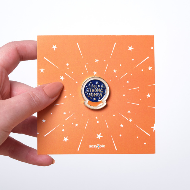 Güçlü Kadın Rozet | Tekyerde