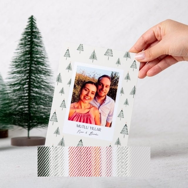 Yeni Yıl Hediyesi 13x18 Metal Fotoğraf Baskı