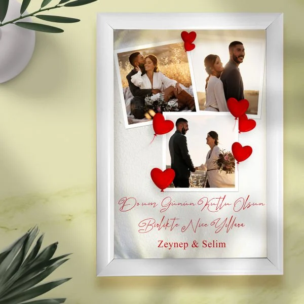 '' Sevgi Dolu Anılar '' Tasarımlı Fotoğraf Baskı