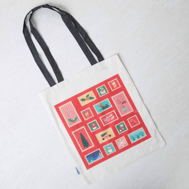 Yılbaşı Tasarımlı Bez Çanta | Tekyerde