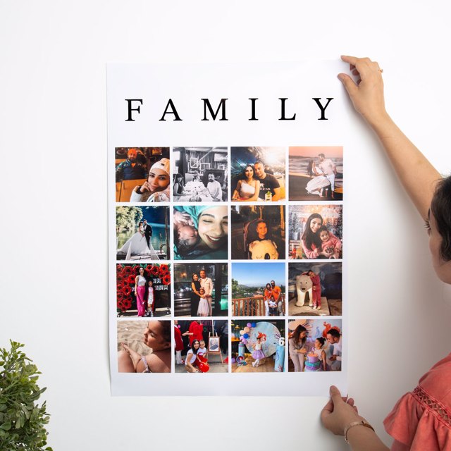 Family 16 Photo Poster 50x70cm | Tekyerde