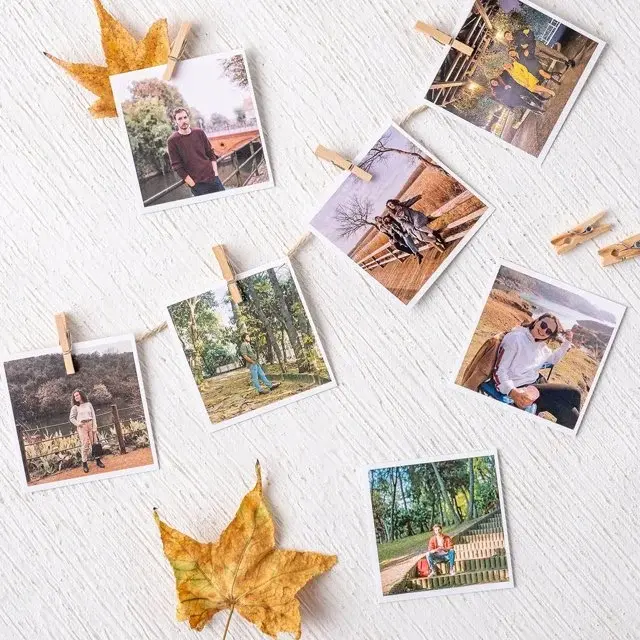 Mini Kare Kart - 38 Adet, Kişiye Özel Foto Baskı | Tekyerde