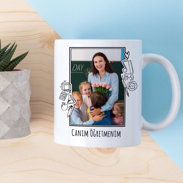 Fotoğraf Baskılı Öğretmenler Günü Kupası | Tekyerde