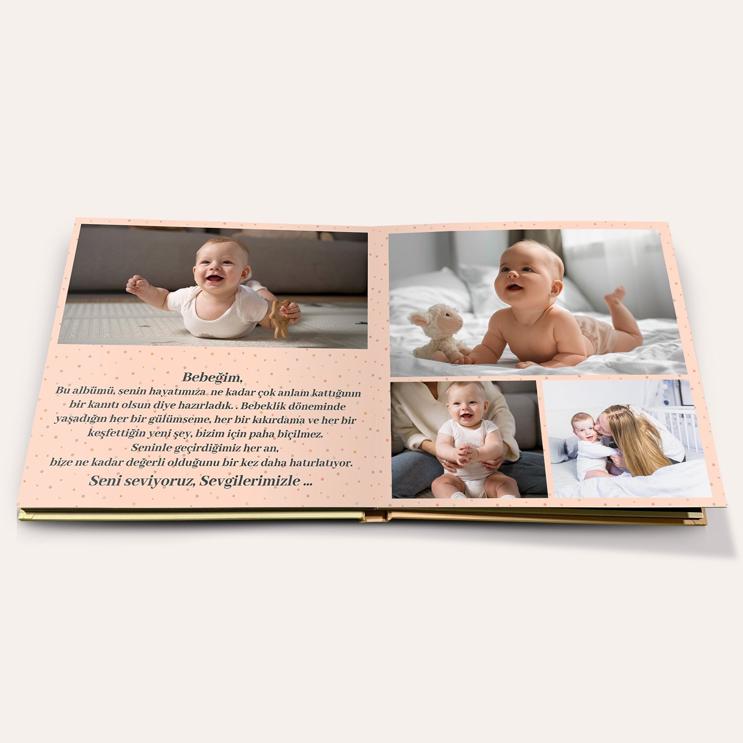 ''Hoşgeldin Bebek'' Tasarımlı Panoramik Albüm