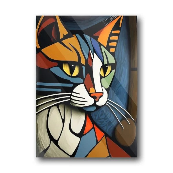 ''Geometrik Kedi'' Tablo