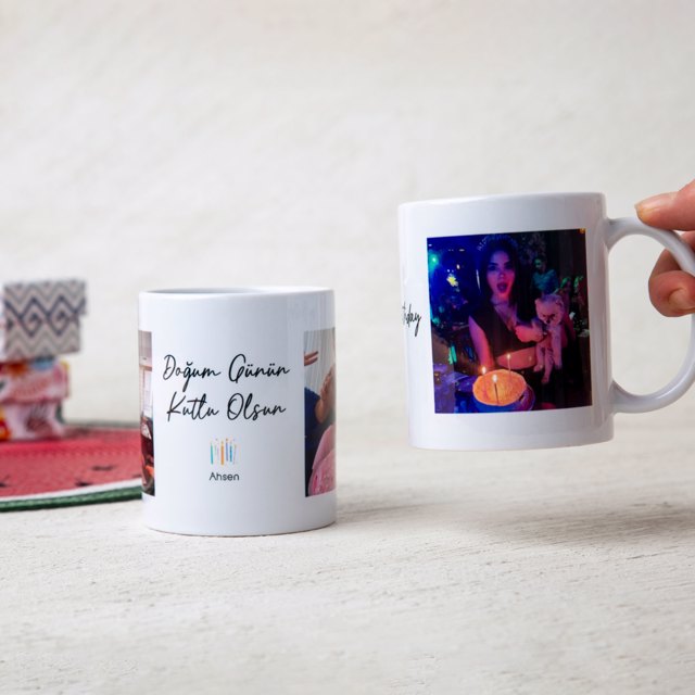 Kişiye Özel Mesajlı Doğum Günü Kupası | Tekyerde