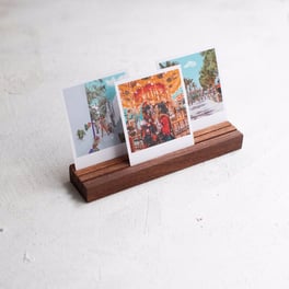 Mini Ahşap Fotoğraf Standı, Ahşap Vitrin | Tekyerde