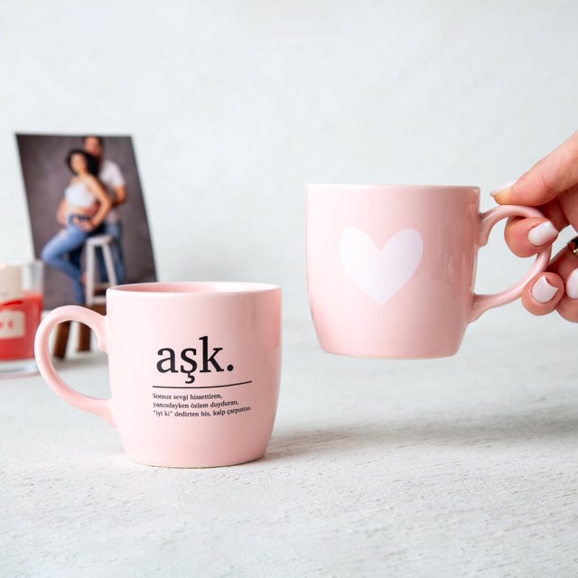 Aşk Mottolu Kupa | Tekyerde