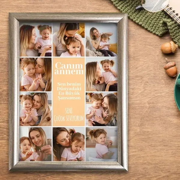 '' Canım Annem '' Tasarımlı Fotoğraf Baskı - 75x100 çerçeve istemiyorum '' Canım Annem '' Tasarımlı Fotoğraf Baskı - 75x100 çerçeve istemiyorum