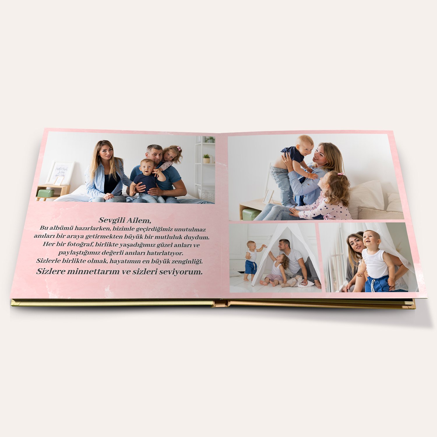 ''Canım Ailem'' Tasarımlı Panoramik Albüm