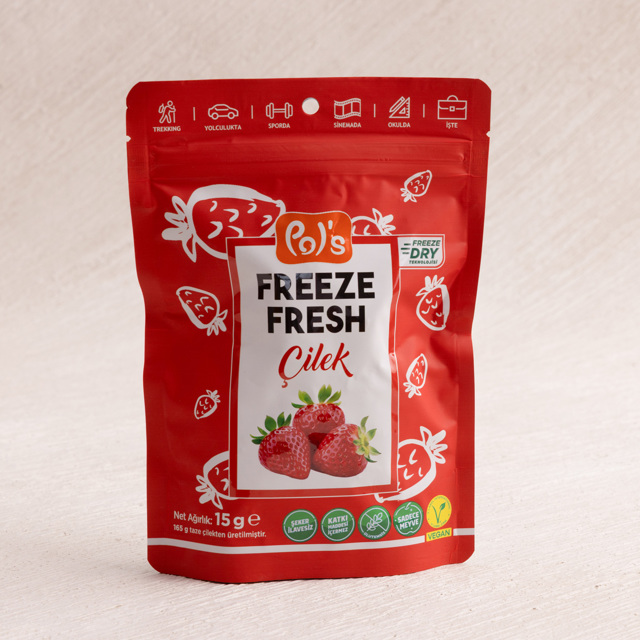Freeze Fresh Kurutulmuş Çilek | Tekyerde